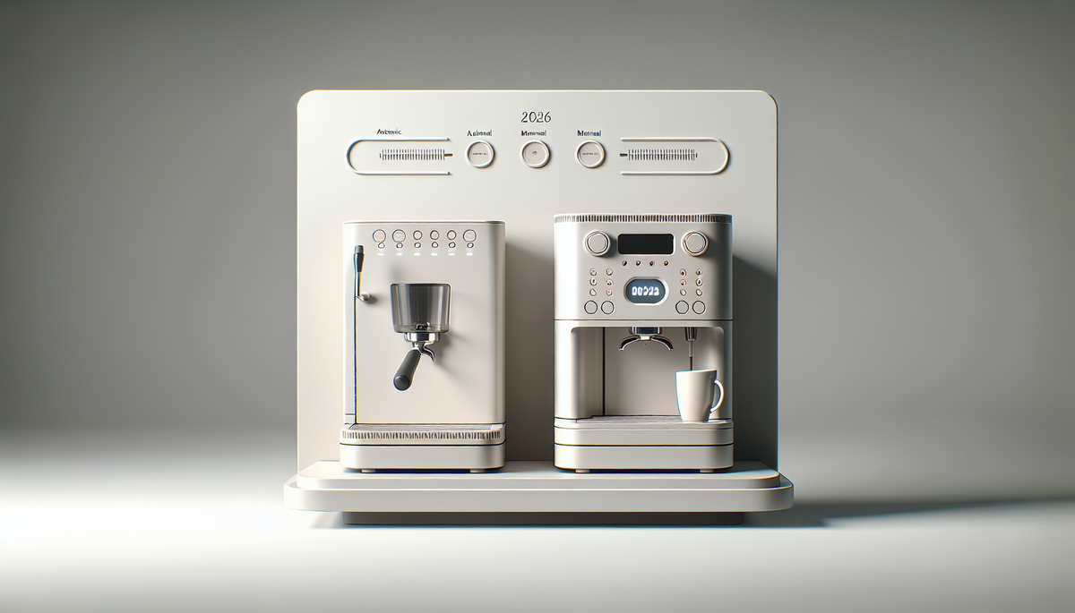 Machine à café automatique vs manuelle : que choisir en 2026 ?