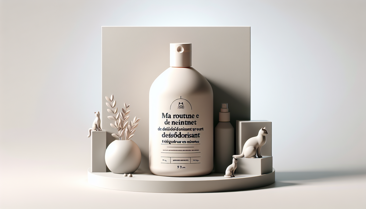 Ma Routine de Nettoyage avec Désodorisant pour Chats : Fraîcheur en 10 Minutes