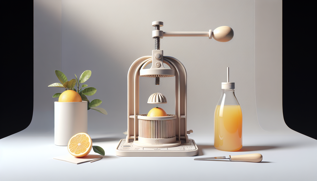 Discover the routine with the manual citrus press: 200 ml of pure juice