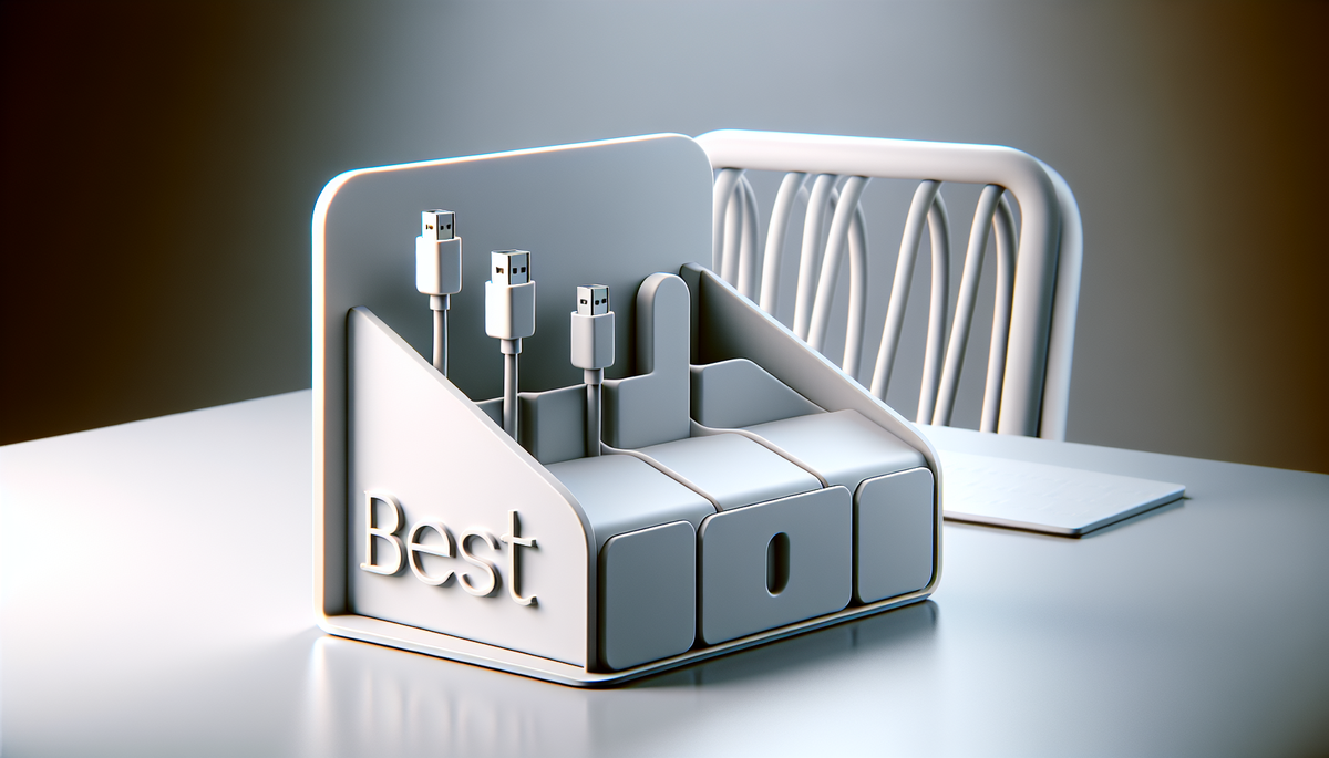 Meilleur organiseur de câbles de bureau pour un espace de travail épuré