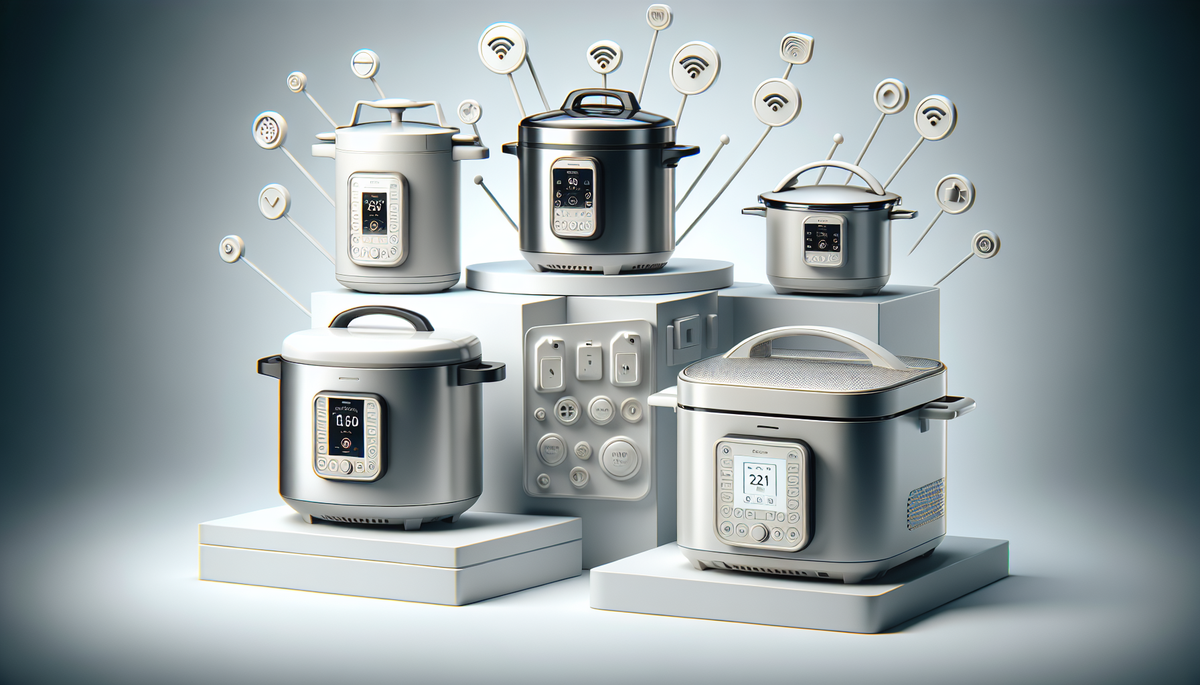 Top 5 des autocuiseurs connectés WiFi pour des repas intelligents