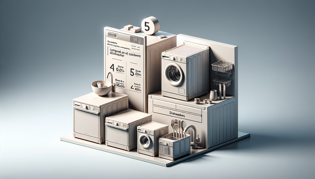 Top 5 der Kompaktgeschirrspüler: Sparen Sie 5 Stunden pro Woche