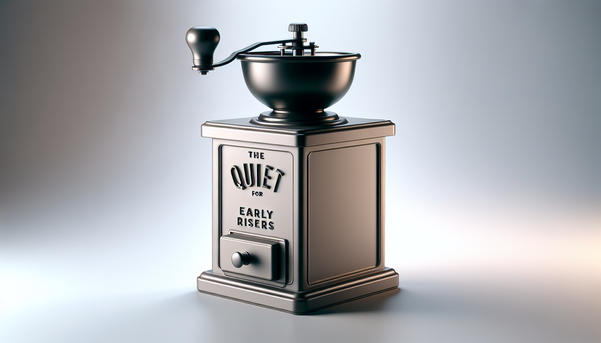 Mejor molinillo de café silencioso para madrugadores