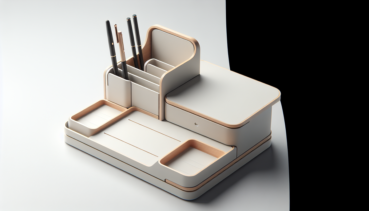 Entdecken Sie den besten minimalistischen Schreibtisch-Organizer