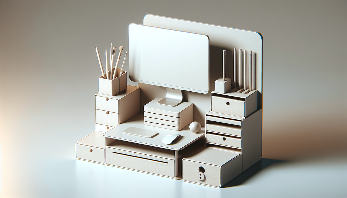 Entdecken Sie den besten minimalistischen Schreibtisch-Organizer