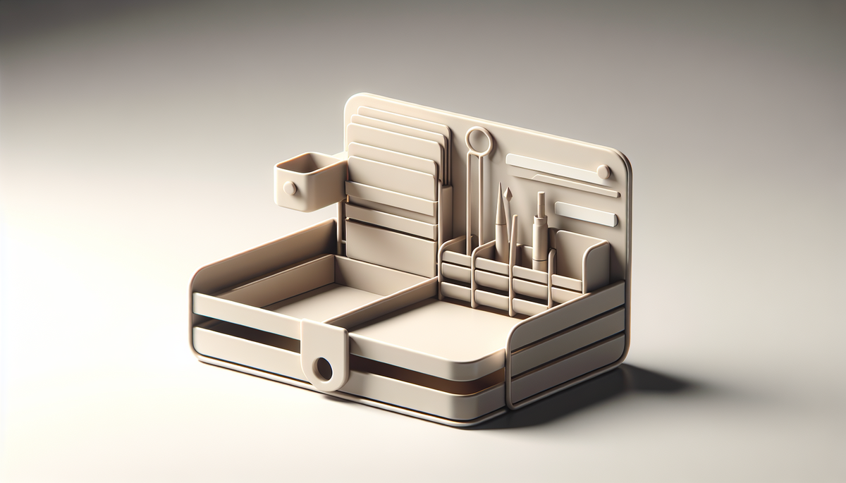 Entdecken Sie den besten minimalistischen Schreibtisch-Organizer