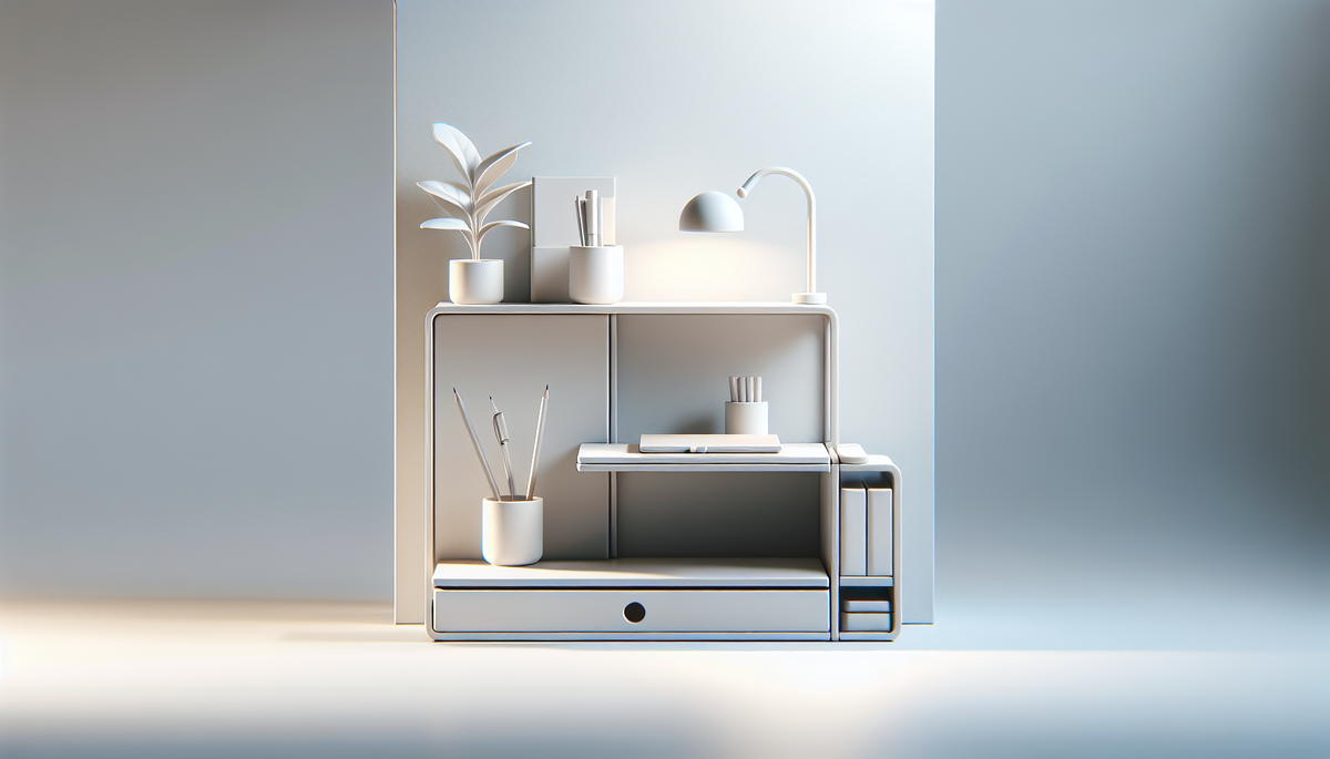 Entdecken Sie den besten minimalistischen Schreibtisch-Organizer