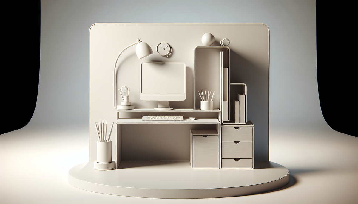 Entdecken Sie den besten minimalistischen Schreibtisch-Organizer