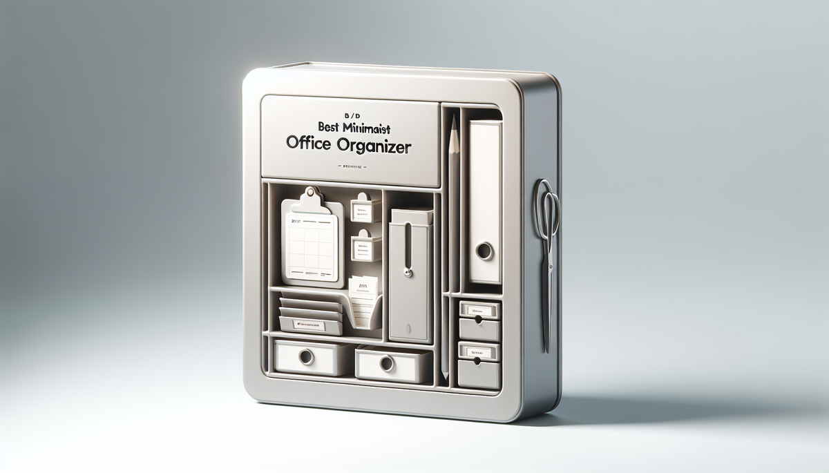 Découvrez le Meilleur Organisateur de Bureau Minimaliste