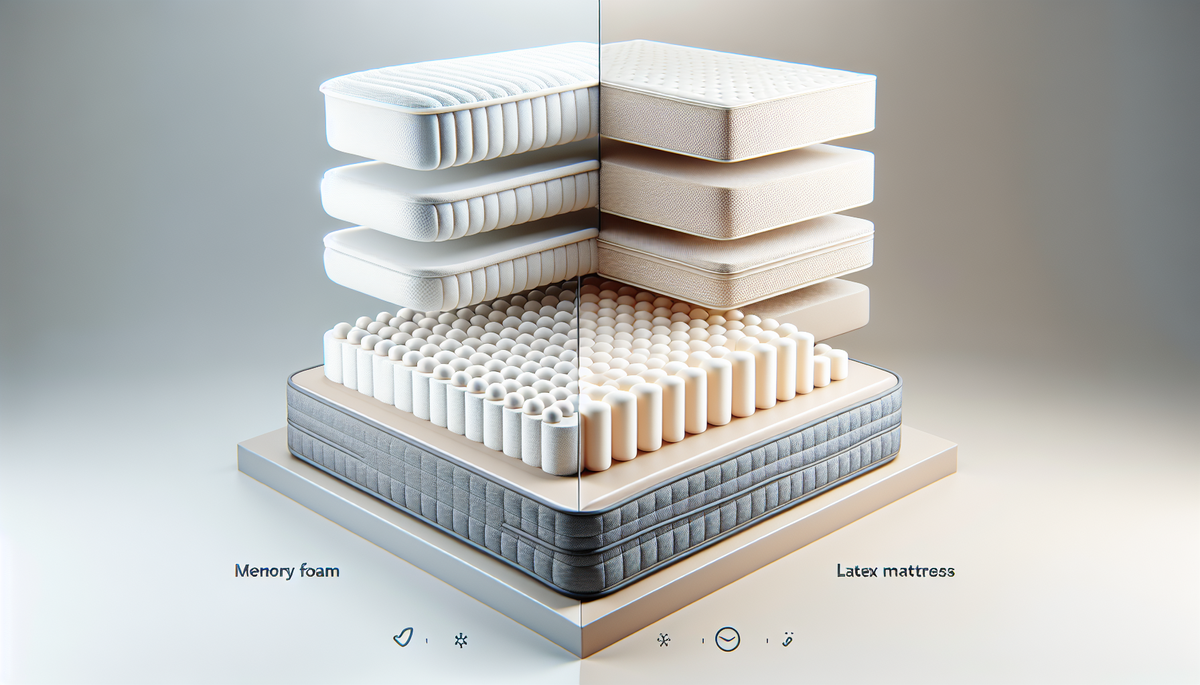 Comparatif : matelas à mémoire de forme vs latex, mon avis honnête