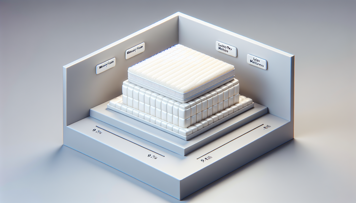 Comparatif : matelas à mémoire de forme vs latex, mon avis honnête