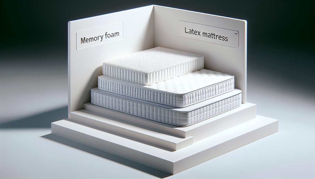Comparatif : matelas à mémoire de forme vs latex, mon avis honnête