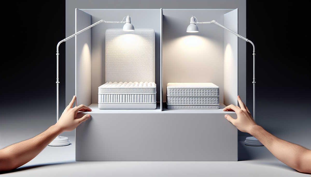 Comparatif : matelas à mémoire de forme vs latex, mon avis honnête