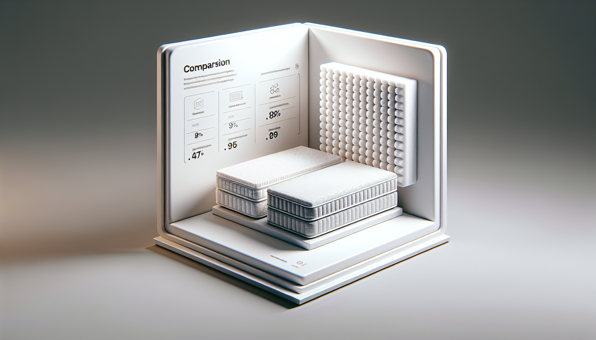 Comparatif : matelas à mémoire de forme vs latex, mon avis honnête