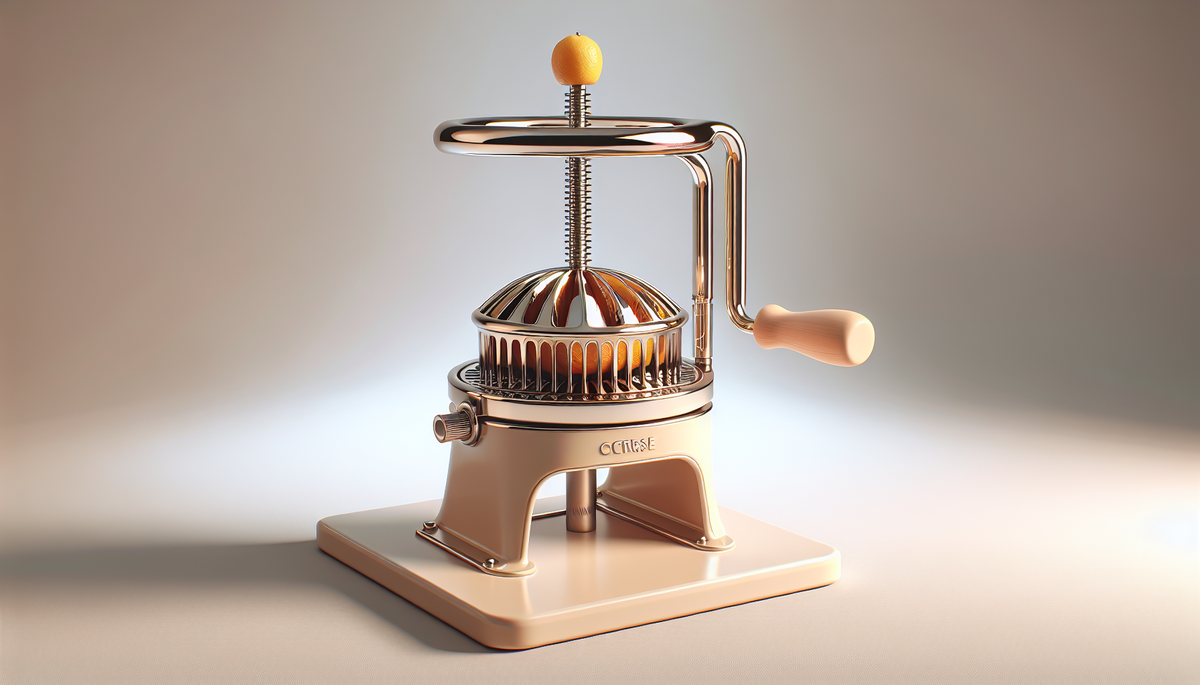 Discover the routine with the manual citrus press: 200 ml of pure juice
