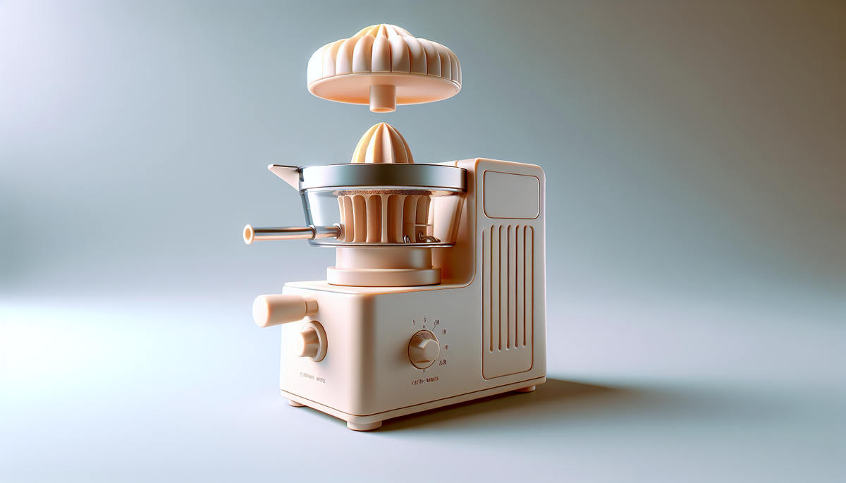 Discover the routine with the manual citrus juicer: 200 ml of pure juice