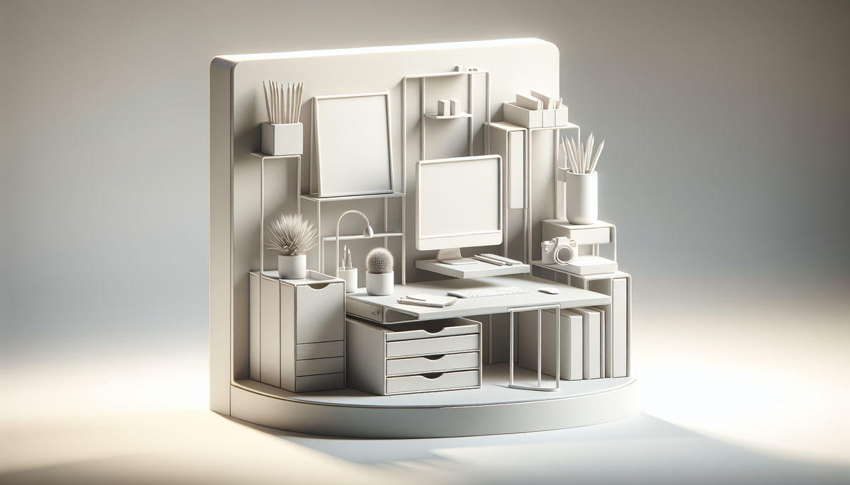 Ma routine de travail à domicile avec Discover the Best Minimalist Desk Organiser : j&rsquo;ai réduit le temps de recherche de documents de 15 minutes à 3 minutes en 2 semaines