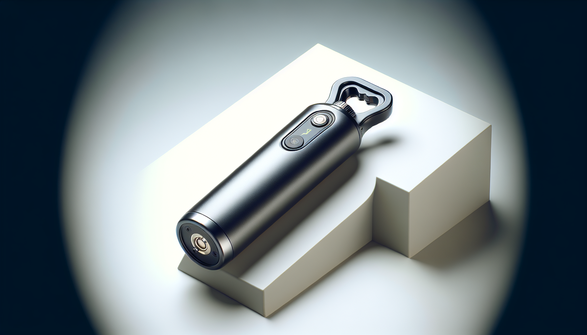 Guide électrique ouvre-bouteilles avec batterie rechargeable