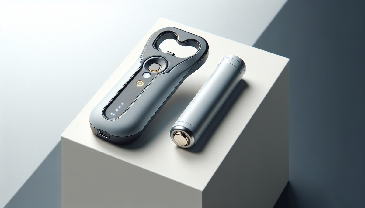 Guide électrique ouvre-bouteille avec batterie rechargeable