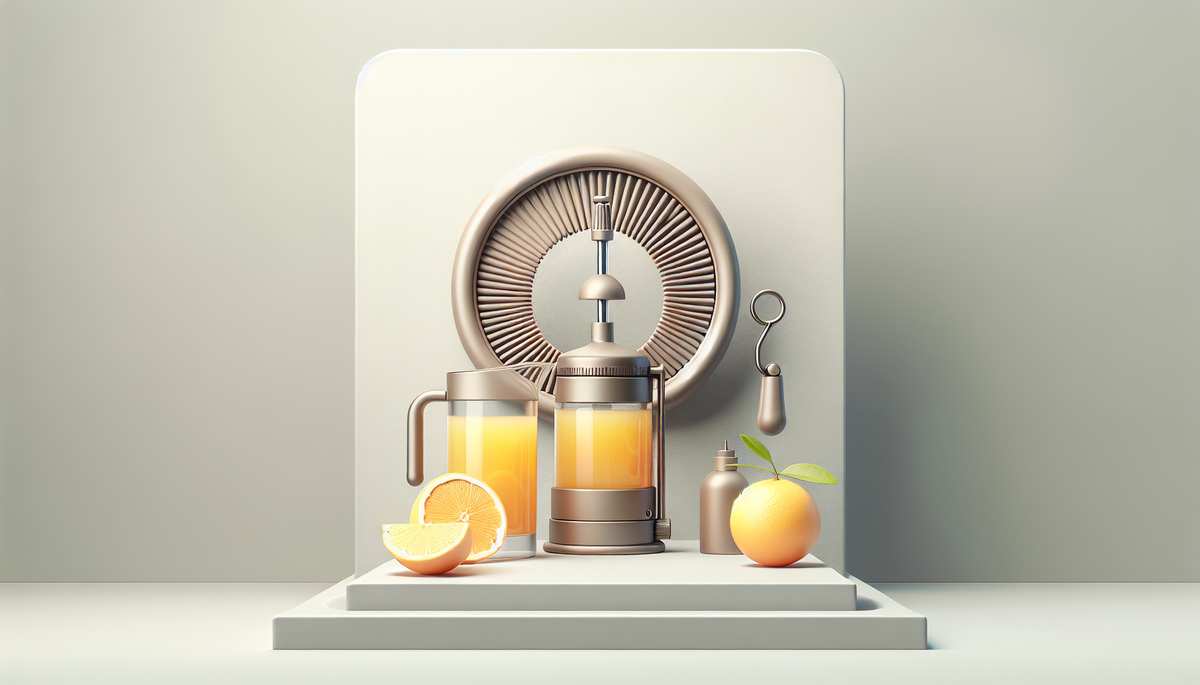 Meine Routine Saft pressen mit meiner manuellen Zitruspresse: 200 ml reiner Saft in 3 Minuten frisch gepresst