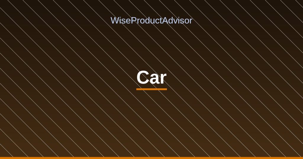 WiseProductAdvisor - Car