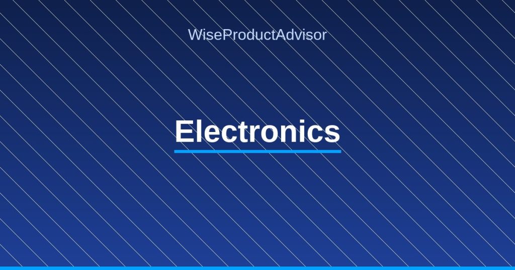 WiseProductAdvisor - Electronics