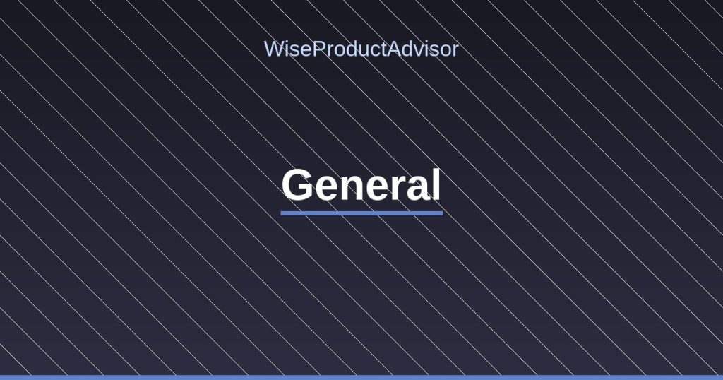 WiseProductAdvisor - General