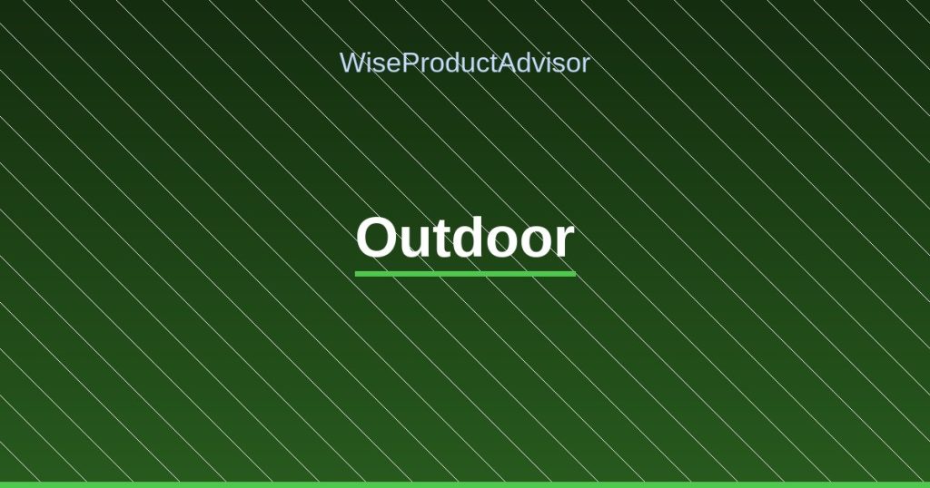 WiseProductAdvisor - Outdoor